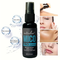 Spray Fijador de Maquillaje 2 en 1, Gel Base de Larga Duración, Control de Grasa, Acabado Mate, Kit Cosmético Facial