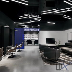 LUX ร้านเสริมสวยดีไซน์ใหม่,อุปกรณ์ตกแต่งร้านทำผมเฟอร์นิเจอร์ร้านตัดผมร้านทำผมทันสมัย - Product Image 3