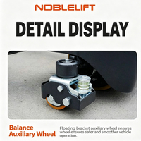 NOBLELIFT Châssis de roue auxiliaire pour transpalette électrique PTE15N, adapté aux chariots élévateurs électriques à équilibrage auxiliaire