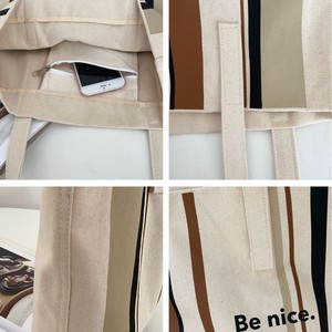 Bolso de Lona de un Solo Hombro Edición Coreana <span class=keywords><strong>MECO</strong></span>, Diseño Simple con Patrón Personalizado, Tamaño Mediano, Cierre Personalizado, Ideal para Estudiantes y Viajes Diarios - Product Image 2