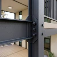 Villa modulaire de luxe à 2 étages, préfabriquée en conteneurs, avec deux balcons, pour les villas de vacances et privées