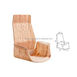 Unfinished office chair frame curve 18mm thickness double layers plywood for the chair parts