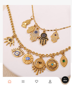 Amuletos de la Fortuna Guardiana |   Charm de Acero Inoxidable Chapado en Oro PVD de 18K |   Colgante de la Suerte con Protección Antideslustre para la Fabricación de Joyas - Product Image 6