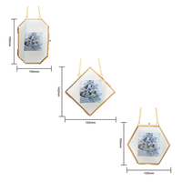 Métal Transparent 4x6 mariage décor à la maison étagère suspendue forme carrée cadre Photo