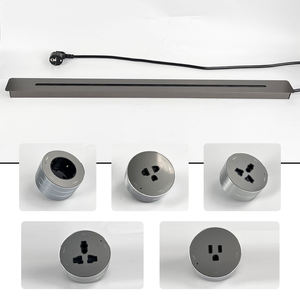 Sistema de riel montado en la pared de potencia inteligente de aluminio multifunción 32A enchufe 3 riel de potencia de montaje empotrado de cocina para - Product Image 5