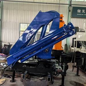 小型油圧トラックマニプレータクレーンエンジン & モーター折りたたみ式テレスコピックブーム3/8/12トンポンプリフター360回転 - Product Image 5