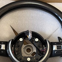 Volant en cuir et fibre de carbone personnalisé pour BMW M3 M5 F01 F20 F22 F25 F31 F30 F10 F32 E70 E81 E82 E90 E91 F15 X1 X2 X3