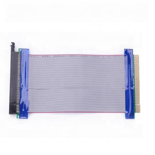 PCI Express 16X Flexibility Cable Extension Port Adapter PCIe Riser Card Cable 1 Slot X16 Riser PCIe Extension Cable