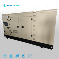 Tragbarer Leiser Dieselgenerator Wassergekühlter Motor 3-Phasen Automatischer Transferschalter Kommerzielles Notstromaggregat