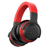 Headphone Bluetooth Over-Ear dengan kabel pengisi daya aktif Noise Cancelling baterai hingga 60 jam untuk iPhone Android - Mod putih