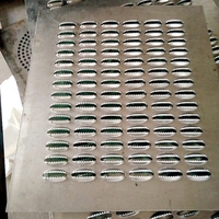 Bande de roulement d'escalier en treillis métallique en acier inoxydable sur mesure Plaque de passerelle de sécurité Conception perforée antidérapante Services de soudage par flexion