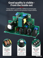 MEVEICH Fuente de Alimentación Conmutada de Alta Precisión Mwish Hdr-30-12 30W 12V 2A para Equipos de Comunicación, Montaje en Riel DIN