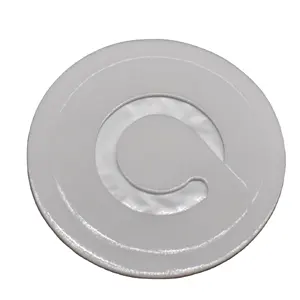 Engine oil lube HDPE bottle use aluminum foil anti corrosion heat induction sealing liner with ring type easy peel tab