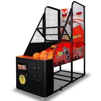 Usine Funspace Vente en gros Machine de basket-ball électronique d'arcade d'intérieur pour adultes Langue anglaise en métal