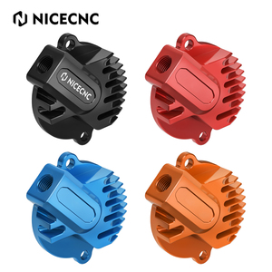 NICECNC Engine Oil Filter Cap Cover for <strong>KTM</strong> <strong>690</strong> Duke/<strong>SMCR</strong>/ Enduro R 2012-2023 Husqvarna 701 Supermoto 2016-2023 GasGas ES700 - Product Image 1