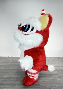 Nouveau Costume de mascotte de danse du Lion chinois Costume de Cosplay de bête mythique à fourrure gonflable pour adultes pour la célébration du Festival du printemps - Product Image 5