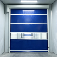Porte rapide industrielle en PVC à grande vitesse, porte automatique à ouverture rapide, porte anti-poussière pour salle blanche, porte rapide pour usine et atelier