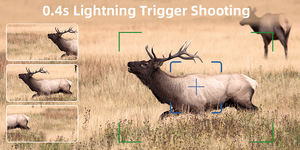 Caméra de piste de chasse 4G LTE 30MP HD 2.7K APP Contrôle Vision de nuit Piège photo avec carte SIM Caméra cellulaire mobile sans fil pour la faune - Product Image 4