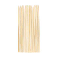 Brochettes rondes en bambou jetables pour fruits, 3,5 mm x 30 cm