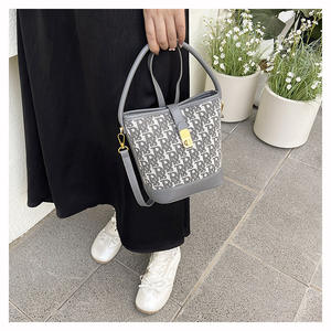 2025 <b>Women's</b> New Fashionable Trendy Printed <b>Bucket</b> <b>Bag</b> Large Capacity Crossbody Shoulder Shopping <b>Bag</b> Versatile Lady Style - Product Image 4