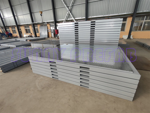 Conteneur de stockage portable démontable en acier de 10', 12', 16', 20' pieds, à assembler, mobile, démontable, en kit plat, pour le stockage - Product Image 6