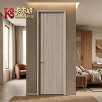 Portes intérieures modernes en bois composite sur mesure, isolation acoustique, construction durable, appartement, chambre, salle de bain, villa