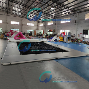 Piscina Flotante Inflable de PVC con Tecnología Drop Stitch, Piscina Rectangular de PVC para Exteriores, Piscina Flotante para Agua de Mar - Product Image 3
