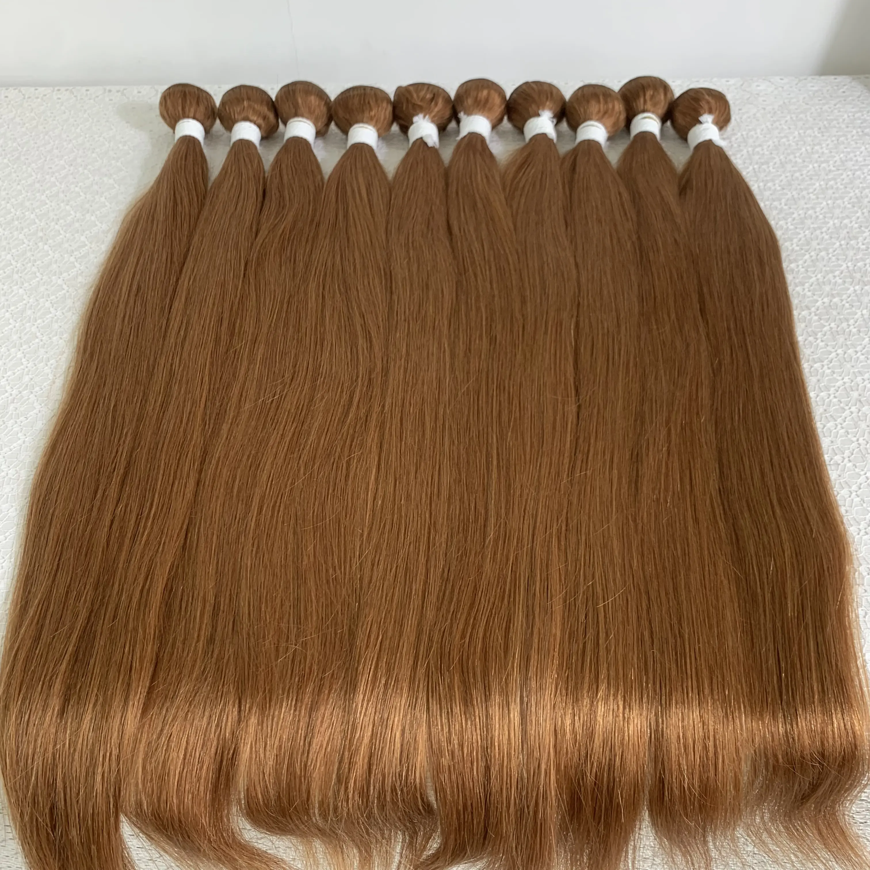 RUIMEI Brazilian Brown Kinky Curly Hair Bundles With Closure 4X4 Human Hair Weave Bundles With Closure Remy Hair Extension