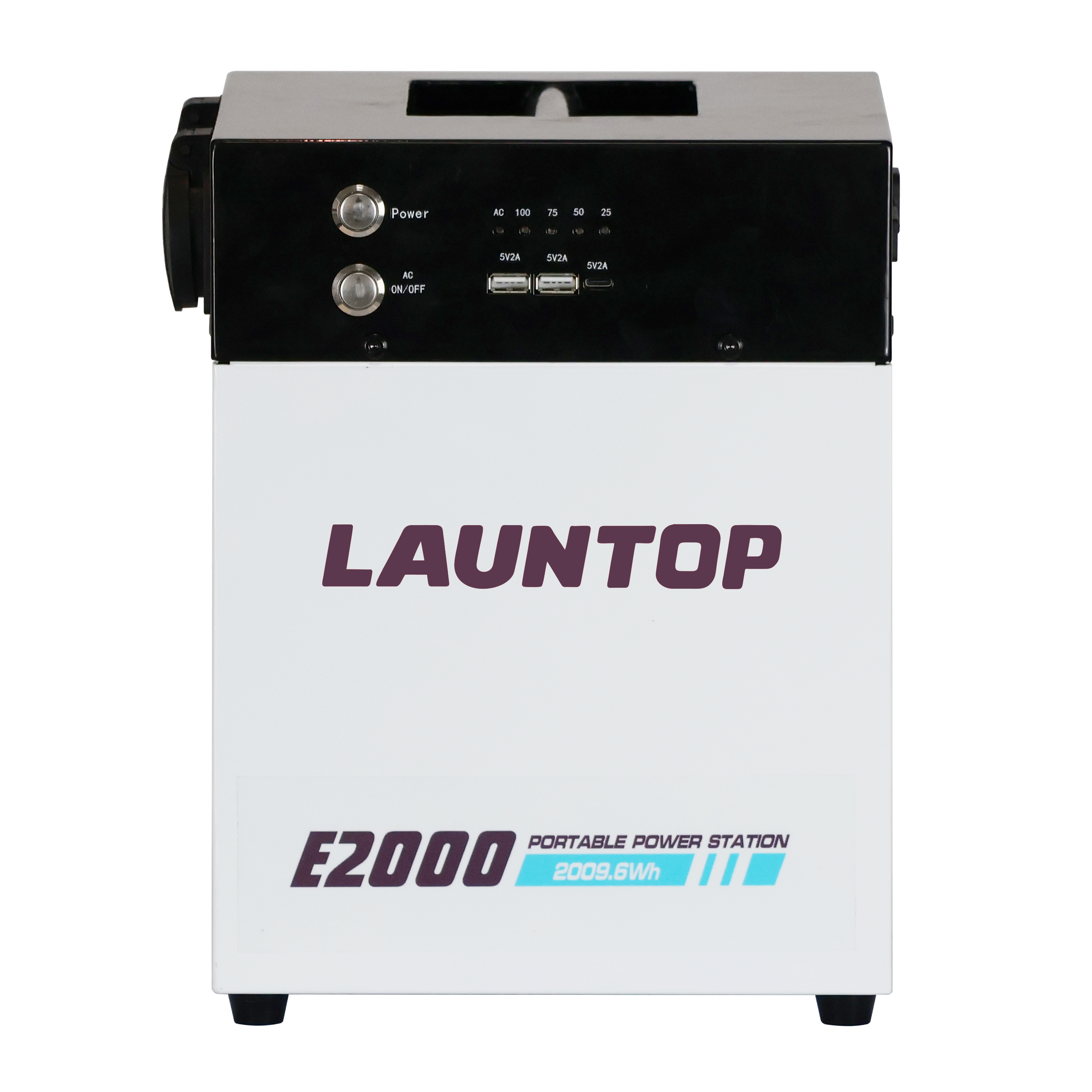 <strong>2026</strong> New LAUNTOP E2000 2000Wh <strong>Solar</strong> Power Station Pure Sine Wave <strong>Solar</strong> Panel UPS EPS Home Blackout Emergency Generator