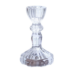 Danh dự của tinh thể ánh sáng sang trọng trong suốt lãng mạn côn nến chủ sở hữu sọc Kính nến chủ sở hữu - Product Image 5