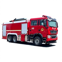 Camion de lutte contre l'incendie à châssis lourd 6x4, 16 000 L d'eau et mousse - Véhicule d'urgence haute capacité de 16 tonnes avec double essieu arrière