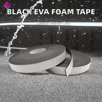 Bande adhésive en mousse EVA noire double face acrylique autocollante de 1 mm, 1,5 mm, 2 mm, 3 mm, 5 mm, 6 mm, 10 mm pour l'étanchéité des fenêtres et des portes