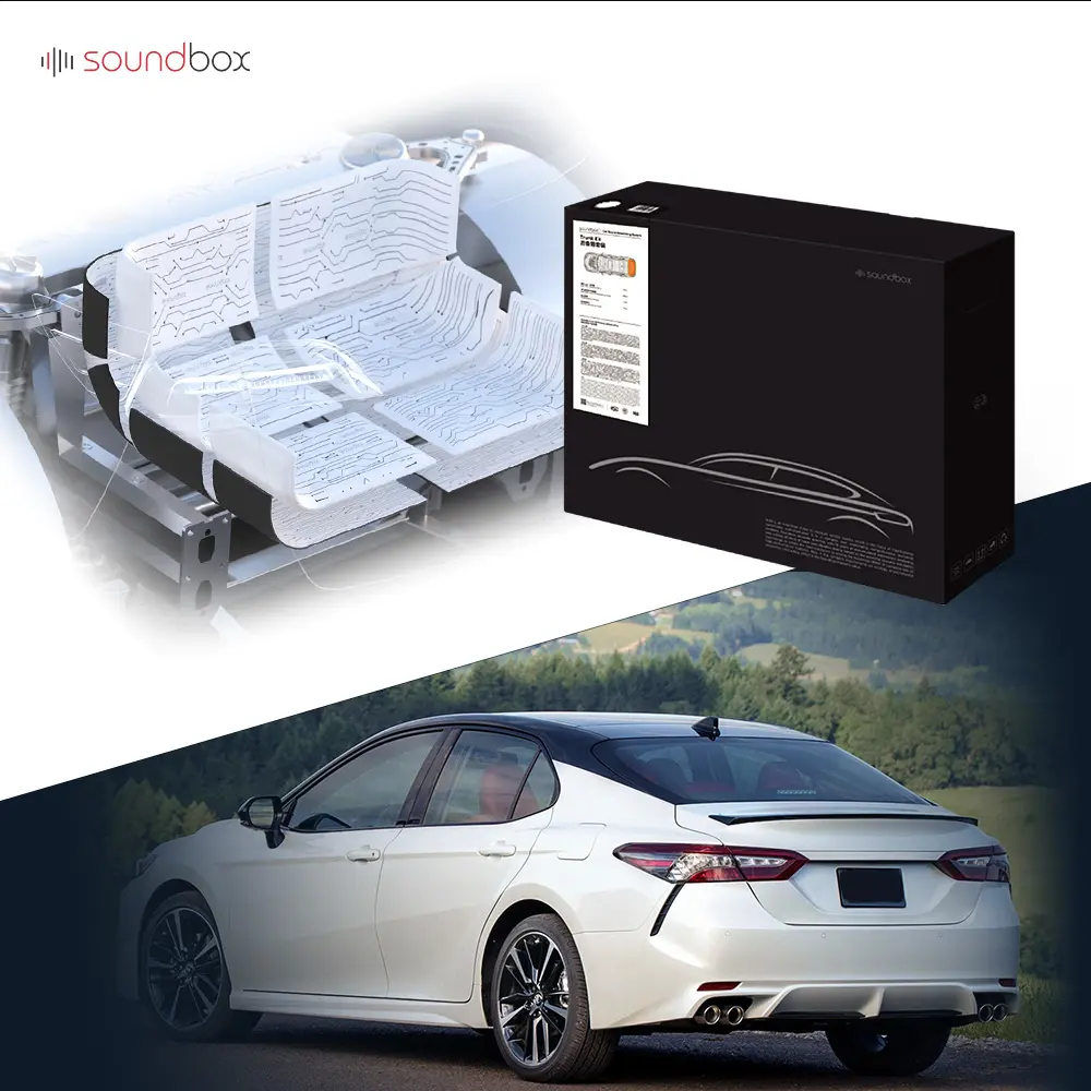 Soundbox Model Set Auto Kofferbak Kit Geluid Demping, En Warmte Proofing 50*50*80Cm Set Voor Verkoop/