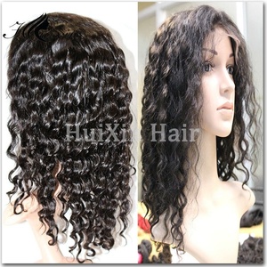 Venta directa de fábrica de alta calidad negro Natural de la onda Tina Turner Peluca de cabello humano - Product Image 4