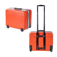 Mallette à outils à roulettes en aluminium durable avec tiroirs, boîte de rangement pour équipement