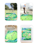 FILET DE GOLF PREMIUM RENTABLE ET RENTABLE MAT DE FILET DE PRATIQUE DE GOLF TAPIS DE GOLF ADULTE UTILISATION EN INTÉRIEUR 2025