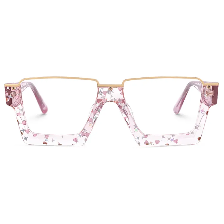 Wesee New Arrival Special Design Mixed Order Square Tortoise Glasses Design Optical Eyeglasses Frame