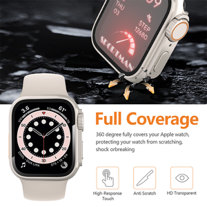 Boîtier <span class=keywords><strong>de</strong></span> montre 44mm 45mm Bracelet <span class=keywords><strong>de</strong></span> montre pour Iwatch Series 8 7 6 SE <span class=keywords><strong>Changer</strong></span> pour Ultra Pc Housse <span class=keywords><strong>de</strong></span> protection - Product Image 4