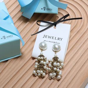 Luxurious Square Jewelry <b>Box</b> with Velvet Canvas and Customizable Super Fiber Sanding Storage Bag <b>Matching</b> Fabric Ear Cardstock - Product Image 6