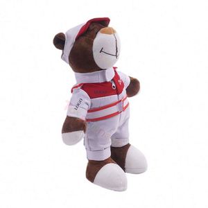 Handsome Teddy <b>Bear</b> Stuffed Animal Toy <b>Bear</b> Car Logo Perfect Gift for Motorcycle Helmet Enthusiasts Low MOQ PP Cotton Filling - Product Image 6