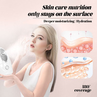 Appareil de beauté portable électrique pour resserrer la peau, réduire les pores, hydratation plus profonde, hydratation, vapeur faciale ionique nano, utilisation à domicile