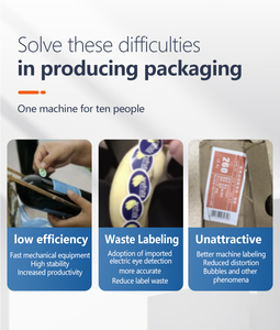 Xách tay nhỏ của nhãn hiệu hộp carton sticker tự dính nhãn góc bên phải nhãn máy dán nhãn bán tự động giá - Product Image 4