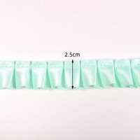 En stock – Dentelle en polyester à volants motif Nénuphar de 25 cm pour ourlet de jupe Lolita, faite main, DIY, dentelle champignon dense unilatérale