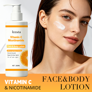 Lotion hydratante éclaircissante et blanchissante pour le corps avec nicotinamide et vitamine C - Product Image 1