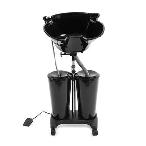 Explorez notre configuration de <span class=keywords><strong>lavage</strong></span> <span class=keywords><strong>professionnel</strong></span> avec un bassin de <span class=keywords><strong>cheveux</strong></span> mobile et un plateau de shampooing, assurant une expérience confortable pour les clients - Product Image 1