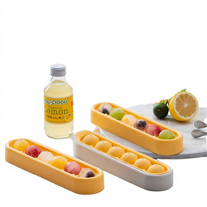 Wholesale DL Brand Customized Reusable Eco-Friendly 6-Capacity Square Silicone Ice Tubs Ice <b>Cube</b> Mold Tray Manual Model DL-B608 - Product Image 4