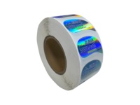 Prix d'usine – Étiquette autocollante holographique résistante aux UV, anti-décoloration, anti-huile, en papier NAD à nanobulles pour étiquettes d'eau