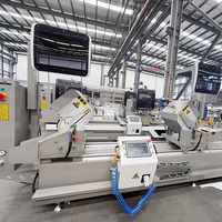 Máquina de corte de perfiles de aluminio de doble cabezal CNC WEIKE para la fabricación de ventanas y puertas