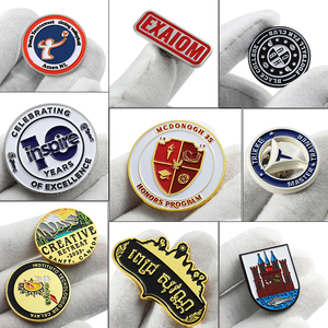 Pin personalizado insignia personalizada oro plateado esmalte pines Metal Aleación de Zinc mecánica <span class=keywords><strong>atómica</strong></span> Universidad Logo Pin broche - Product Image 6