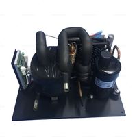 Système de réfrigération à vitesse variable DC 12V/24V/48V, unité de compresseur à économie d'énergie, micro-refrigerateur pour chaîne du froid mobile et transport